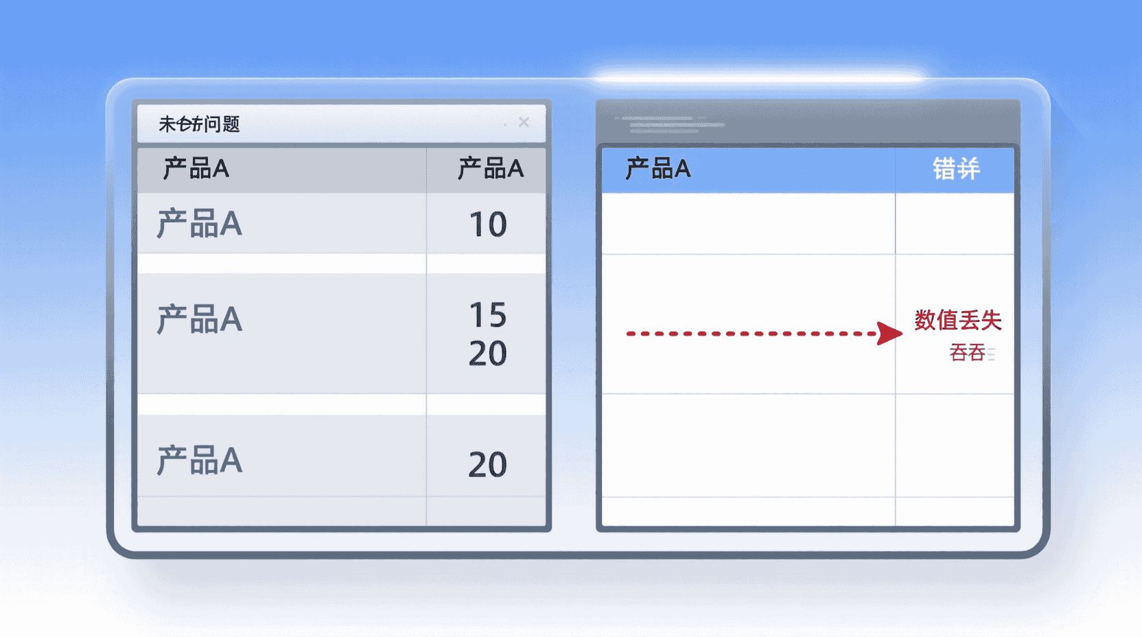 问题定义：重复行合并为何总把数值“吞”掉？